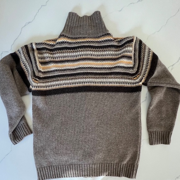 Grandpa Sweater,Men's Large,60 Wool,20 Acrylic,20 Poly,Cardigan,Made in Turkey - Picture 5 of 9